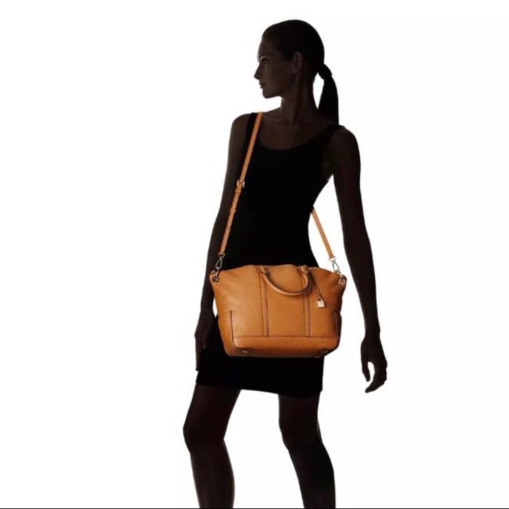 Michael Kors Backett Top Leather Satchel